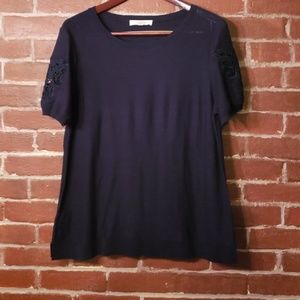 LOFT Blouse with decorative sleeve